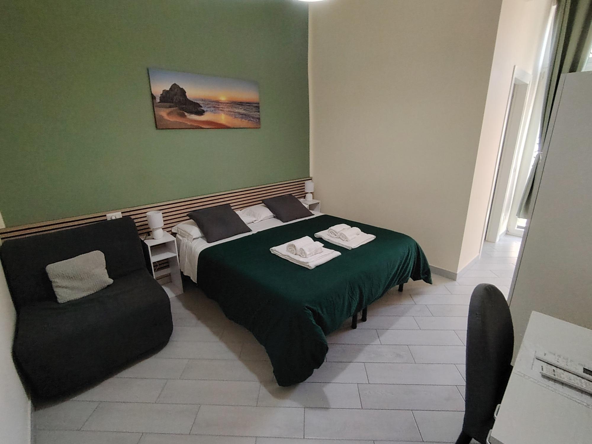 Pansini 2, letto king size e balcone